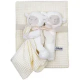 dekica celoletna ovčka set beige