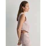 Reserved - Prsluk od odijela od mješavine viskoze - pastelnoružičasto | shoptok.hr