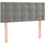 Box spring krevet s madracem svjetlosivi 90x190 cm baršunasti | shoptok.hr