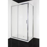 Sanotechnik drsna tuš vrata elite (120 x 195 cm, srebrni profili, steklo: 6 mm) Cene
