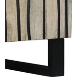 vidaXL Omare in policami za shranjevanje medijev s polico Bela in črna | Shoptok.si