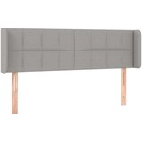  Vzglavje z ušesi svetlo sivo 147x16x78/88 cm blago, (20953511) | Shoptok.si