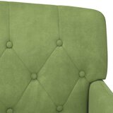 Ljubavni kauč s gumbima Svijetlo zelena 111 x 65 x 79 cm Baršun | Eponuda.com