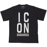 Dsquared Majice s kratkimi rokavi DQ2036D0-0MVDQ-900 Črna | Shoptok.si