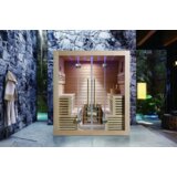  Sauna soba Nero – kanadski Hemlock 1800x1500x1900 za 3 osobe sa rasvetom 14734 Cene