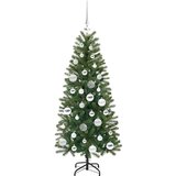 vidaXL Umestno božično drevo med 150 LED Zelena 120 cm PE in PVC | Shoptok.si