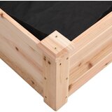  Povišena vrtna gredica s oblogom 240x60x25 cm masivna jelovina | Eponuda.ba