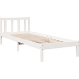  Okvir kreveta bez madraca bijeli 80 x 210 cm masivna borovina | shoptok.hr