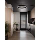 Nova Luce Mat črna aluminijasta LED zatemnitvena stropna svetilka Motif – | Shoptok.si