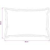  Presvlaka za jastuk 2 pcs HOUTEN Crna 50 x 80 cm Flanel | shoptok.hr