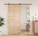 vidaXL Hlevska vrata 90x208 cm trdna borovina Cene