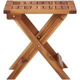  Komplet 2 ležalnikov z mizico trden akacijev les, (20662919) | Shoptok.si