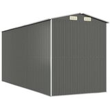 vidaXL Vrtno spremište svjetlosivo 192x440x223 cm pocinčani čelik | shoptok.hr