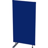 eurokraft pro Predelna stena z zvočno izolacijo, stenska plošča, višina 1600 mm, širina 800 mm, modre barve | Shoptok.si