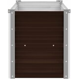  Povišena vrtna gredica smeđa 160 x 40 x 45 cm pocinčani čelik | Eponuda.com