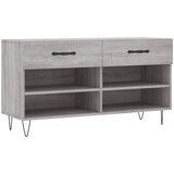 Maison Chic Klop za čevlje - Sedež za čevlje siva sonoma 102x35x55 cm inženirski les, (21777239) Cene