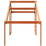 vidaXL Krov za dječji krevet voštano smeđi 188 x 82 x 113 cm borovina | shoptok.hr