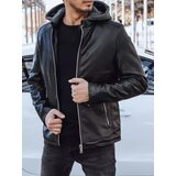 DStreet Kurtka męska skórzana czarna | shoptok.hr