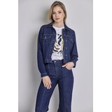Legendww zenska kratka jeans jakna ravnog kroja Cene