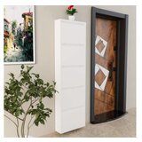 Hanah home Ormar za cipele 5 Piece Metal White | ePonuda.com
