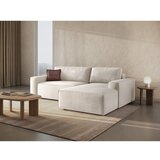 Micadoni Bela raztegljiva kotna sedežna garnitura iz tkanine bouclé (desni kot) Jodie – Home | Shoptok.si