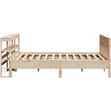  Okvir kreveta bez madraca 200 x 200 cm od masivne borovine - Prirodna 200 x 200 cm | shoptok.hr