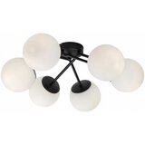 Rabalux Plafonjera Meduza E14 6x MAX 20W mat crno (71294) Cene