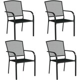  Jedilna garnitura 5-delna antracitno jeklo | Shoptok.si