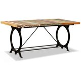  Blagovaonski stol od masivnog obnovljenog drva 180 cm | shoptok.hr