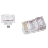 Gembird LC-PTU-01/100 univerzalni pass-through modul utp plug RJ45 8P8C, 100u pak /cena po pakovanju | ePonuda.com