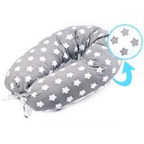 Sensillo Xl jastuk za trudnice stars sivi | shoptok.hr