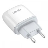 Ldnio Punjač A1209Q QC3.0, 18W, Sa Type C kablom, Beli Cene
