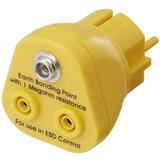 TRU COMPONENTS TC-12277204 Utikač za uzemljenje 2x banana utičnica, 1x tipkalo 10 mm 1 St. | Eponuda.ba