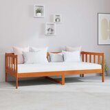  Dnevni krevet s madracem Vosak smeđa i bijela 90 x 200 cm | shoptok.hr