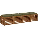  Jastučići za sjedalo od 4 dijela VUGHT 4 pcs 100% poliester Slike