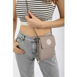 Madamra Mink Unisex Wallet Crossbody Bag with Compartments Cene