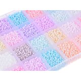  Set pastelnih perli za narukvice prijateljstva, 24 boje | shoptok.hr