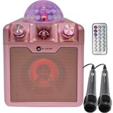 N-gear karaoke Disco Block 410disco kugla, 50W, 2x mikrofon, baterija space pink | shoptok.hr