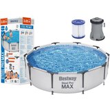 Bestway Max bazen sa čeličnim ramom i pumpom za dvorište 305x76cm 56408 | ePonuda.com