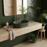 REA Bath Umivalnik na podstavku Vanda Olive Matt | Shoptok.si