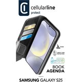 Cellular Line preklopna zaštita Book Agenda za Samsung Galaxy S25 black | shoptok.hr