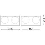 Ideal lux - plafonsko svetlo lingotto 4xE14/40W/230V | Eponuda.com