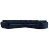 Mazzini Sofas Temno modra žametna kotna sedežna garnitura Vanda – | Shoptok.si