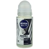 Nivea MEN Invisible Black & White antiperspirant roll-on za moške 50 ml | Shoptok.si