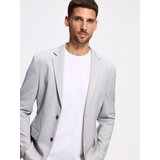 Reserved Slim fit sako - svijetlo siva u