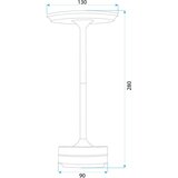 Toolight Noćna svijetiljka APP1371-T Black | shoptok.hr