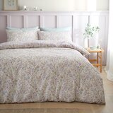 Bianca Svetlo vijolična/bež bombažna posteljnina za zakonsko posteljo/podaljšana 230x220 cm Ditsy Floral – | Shoptok.si