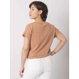 FANCY T-shirt-FA-TS-6936.82P-camel | Shoptok.si