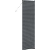 vidaXL Zavjesa za prozor sa zavjesama Ostalo Tamnosiva 80 x 130 cm Aluminij | shoptok.hr