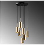 Opviq lights viseća svjetiljka za 7 žarulja u zlatnoj boji Kem Tube | shoptok.hr